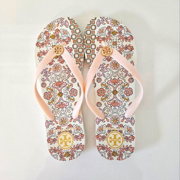 NWOT Tory Burch Hicks Garden Flip Flops - Picture 8 of 15